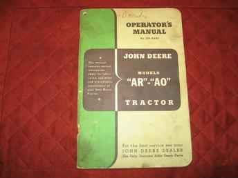 A.R-A.O. John Deere Manual