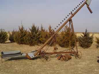 Old John Deere Corn Elevator