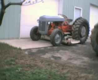Ford 9N With Finish Mower
