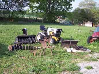 Sears Tractor With Implements