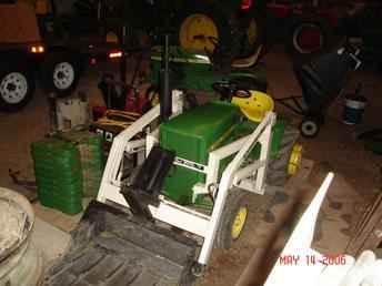 John Deere 110 W/ Johnson #10