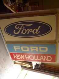 Ford New Holland Dealer Sign