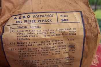 Old Areo Filter Packing