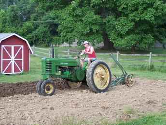 1945 John Deere B With Plow