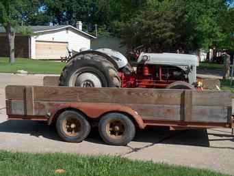 Ford 8N With Trailer