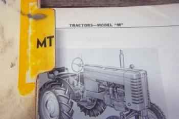 John Deere M & MT Tractor Parts Books
