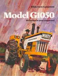 White Minneapolis Moline G1050 Tractor Brochur