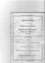 Mccormick-Deering # 25 Manual