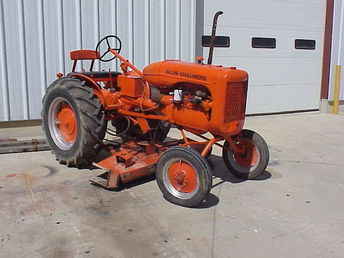 Allis Chalmers B With Mower