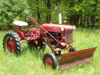 1950 Farmall Cub With Blade