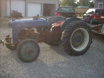 1940 9N Tractor, Blade, &Mower