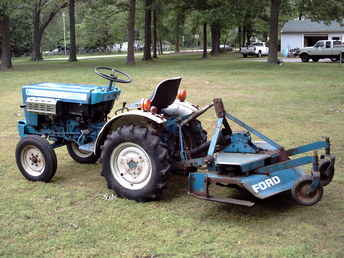 Ford  Diesel Tractor And Mower
