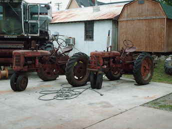2- Farmall Super C Tractors 