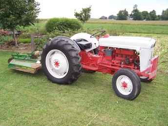 Ford 850 With John Deere Mower