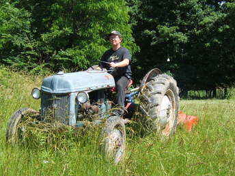 8N Ford With 5'  Rotary Mower