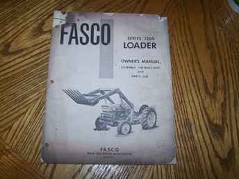 Fasco Loader Manual  8N, 9N, 