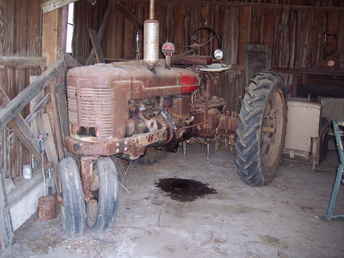 Farmall H And 2 Row Cultivator