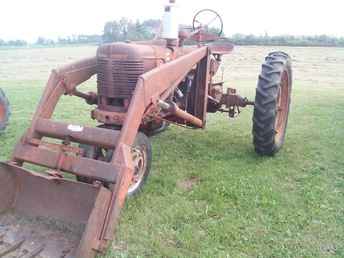 Farmall H And Loader 