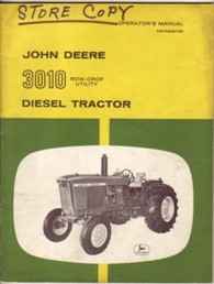 John Deere 3010 Operators Book