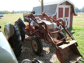 8N Ford With Loader & 5' Mower