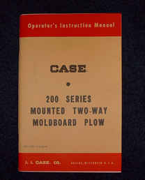 Case 200 Series Plows - Sold