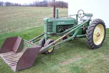 1951 John Deere B &45 Loader