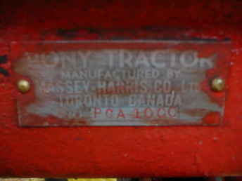 Massey Harris Pony PGA1000 #1