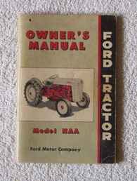 Ford NAA Owner'S Manual