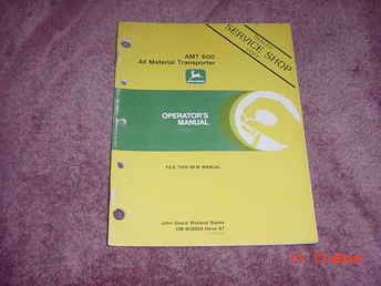 John Deere Amt 600 Transporter Om