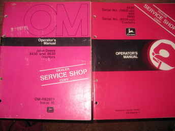 8430-8630 Operators Manuals
