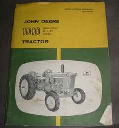 John Deere 1010 Op. Man.