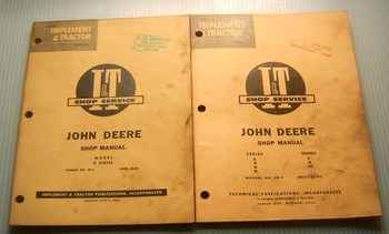 John Deere Shop Manuals