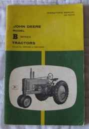 John Deere B Operator'S Manual