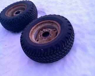 Cub Cadet Rear Tires/Rims
