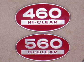 Ih  460-560 Hi Clear Emblems