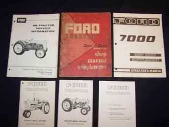 Ford Manuals And Supplements