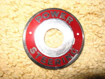 Power Steering Emblem 520-820