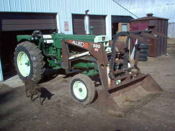 Oliver 1850 Gas With Loader
