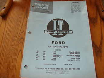 Ford Flat Rate Manuals