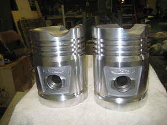 Alum. Pistons For John Deere Reduced