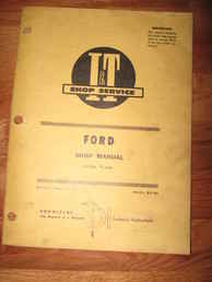 Ford NAA Jubilee Manual