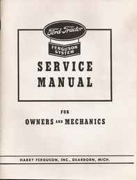 Ford 9N And 2N Service Manual