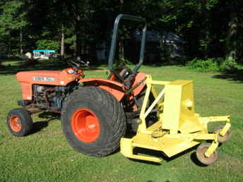 Kubota Diesel Tractor & Mower