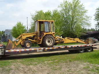 Used Farm Tractors For Sale International Back Hoe Yesterday S Tractors