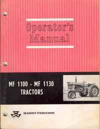 Massey Ferguson MF-1100 & 1130 Manual