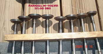 Farmall M Valves