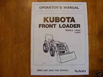 Kubota Loader Om LA482 And 682