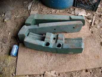 John Deere 3 Piece Weights Set