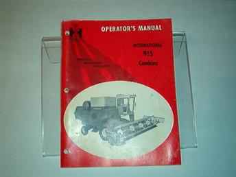 Ih 915 Combine Owners Manual