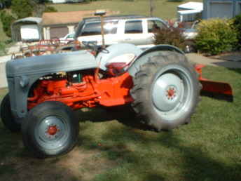8N Ford Tractor With Blade